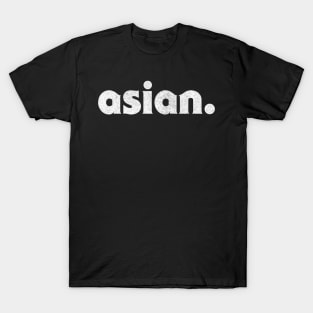 Asian / Faded Type Design T-Shirt